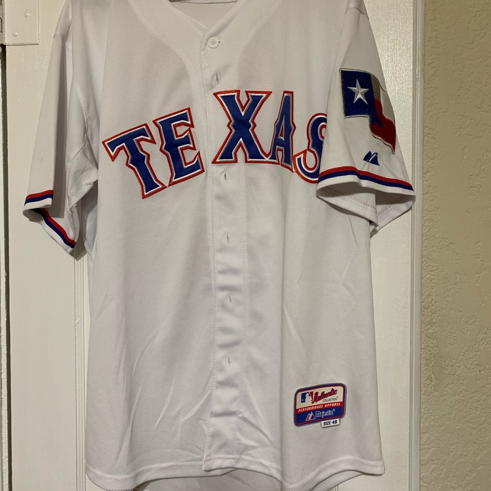 Texas Rangers, Odor white jersey.